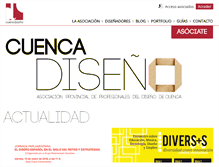 Tablet Screenshot of cuencadiseno.com